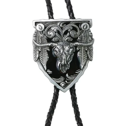 Bull Head Decor Bolo Tie For Dad - Image 4