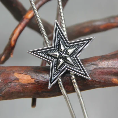 Five-pointed Star Tie For Dad