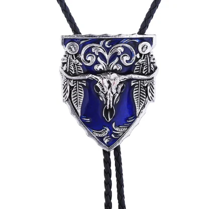 Bull Head Decor Bolo Tie For Dad - Image 3