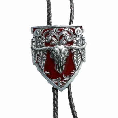 Bull Head Decor Bolo Tie For Dad