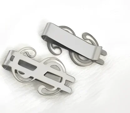 Dollar Sign Money Clip For Dad - Image 4