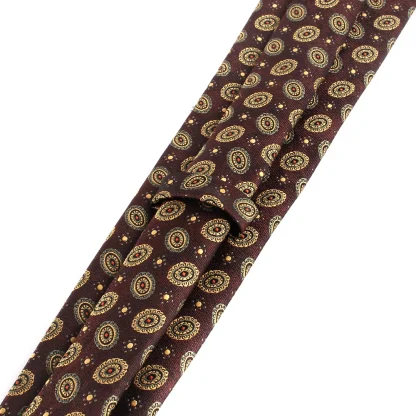Neutral Color Printed Tie For Dad - Image 4
