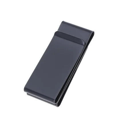 Durable Simple Black Money Clip - Image 2