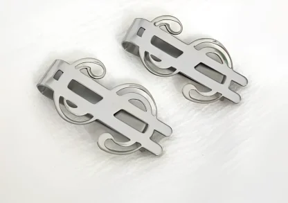 Dollar Sign Money Clip For Dad - Image 3