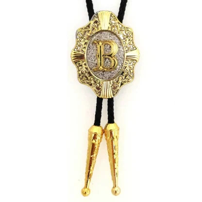 Initial Letter Bolo Tie For Dad - Image 4