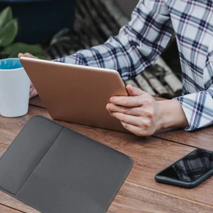 Soft Solid Laptop Sleeve For Dad - Image 2