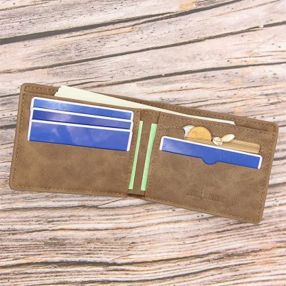 Soft Solid Color Wallet For Dad - Image 3
