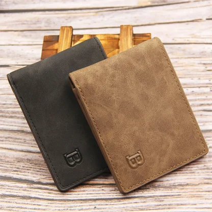Soft Solid Color Wallet For Dad - Image 4