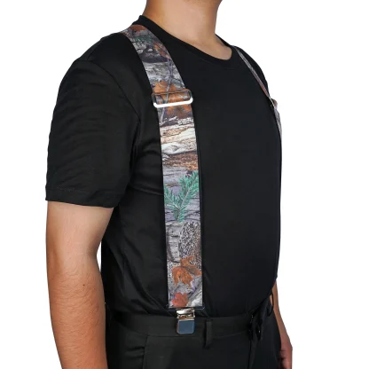 Printed Cross Back Suspender For Dad - Image 3