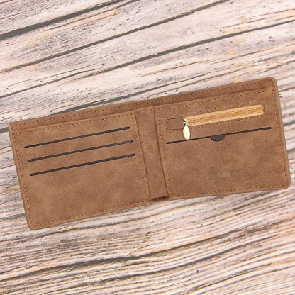 Soft Solid Color Wallet For Dad - Image 2