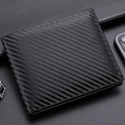 Striped Bi-fold Wallet For Dad