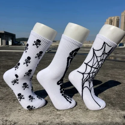Halloween Print Socks For Dad - Image 5