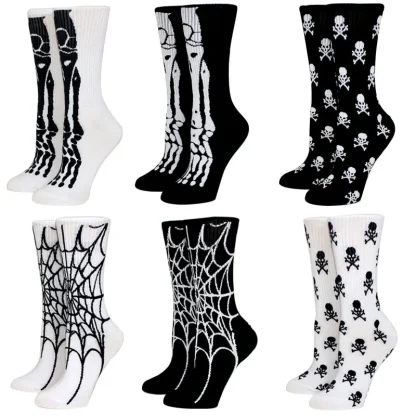 Halloween Print Socks For Dad - Image 7