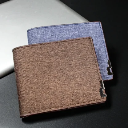 Denim Bi-fold Wallet For Dad