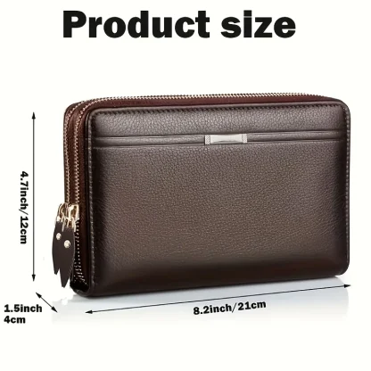 Rectangular Zip Wallet For Dad - Image 7