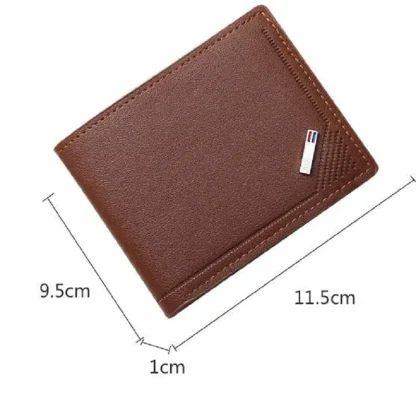 Slim Solid Bi-fold Wallet For Dad - Image 7
