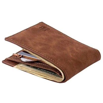 Soft Solid Color Wallet For Dad