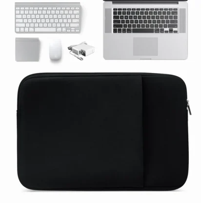 Soft Solid Laptop Sleeve For Dad - Image 4