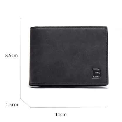 Soft Solid Color Wallet For Dad - Image 5