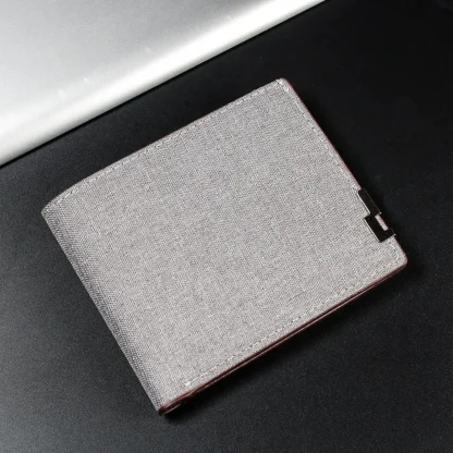 Denim Bi-fold Wallet For Dad - Image 2