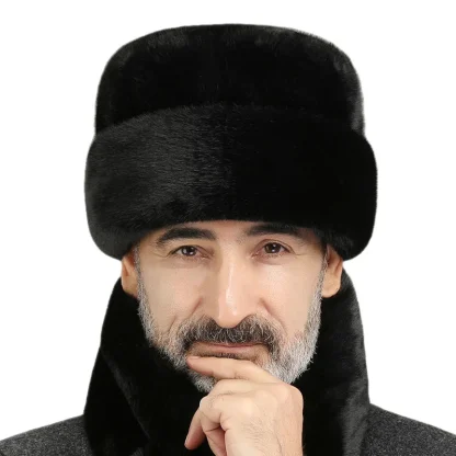 Warm Fluffy Hat For Dad