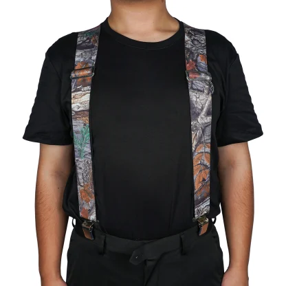 Printed Cross Back Suspender For Dad - Image 2