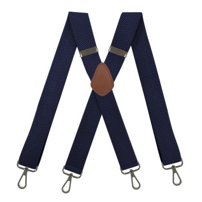 Solid Adjustable Suspender For Dad - Image 11