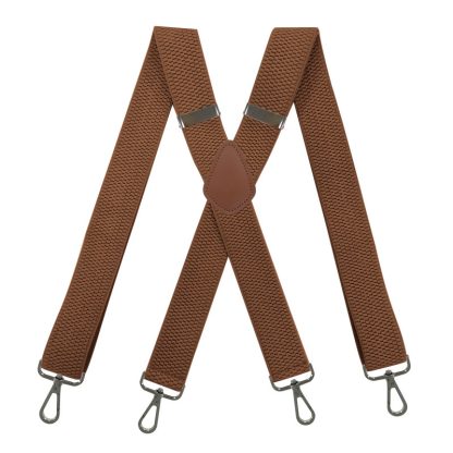 Solid Adjustable Suspender For Dad - Image 15