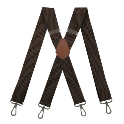 Solid Adjustable Suspender For Dad - Image 12