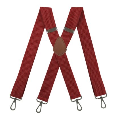 Solid Adjustable Suspender For Dad - Image 14
