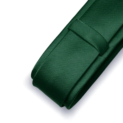 Shiny Plain Color Necktie For Dad - Image 6