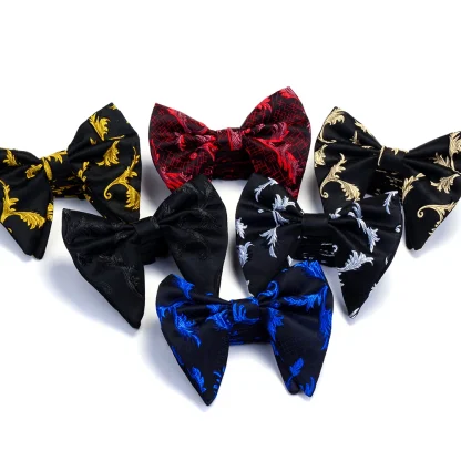 Printed Floral Bow Tie For Dad - Image 3