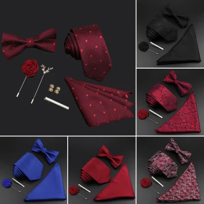 Solid Color Formal Ties For Dad - Image 6