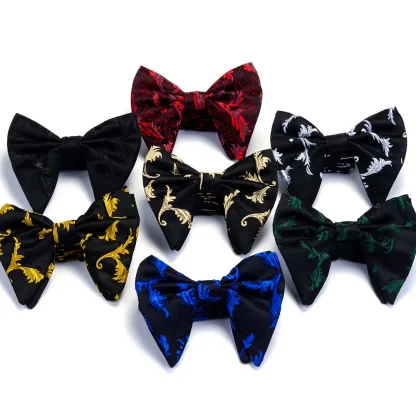 Printed Floral Bow Tie For Dad - Image 4