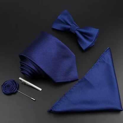 Solid Color Formal Ties For Dad - Image 3
