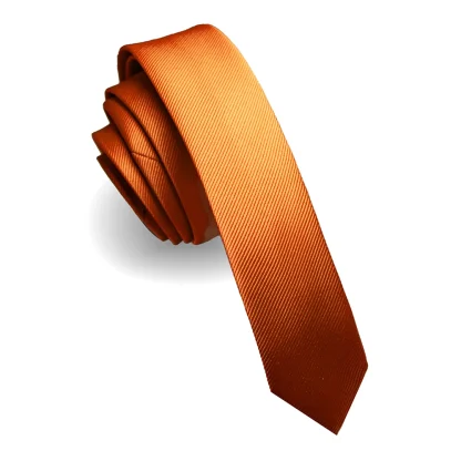 Shiny Plain Color Necktie For Dad