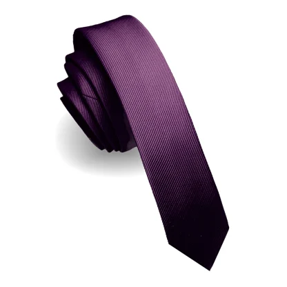 Shiny Plain Color Necktie For Dad - Image 9