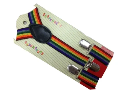 Colorful Striped Suspender For Dad - Image 13