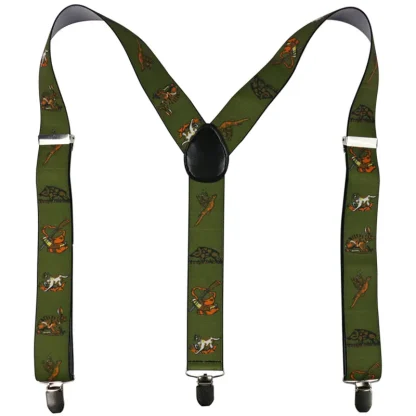 Printed Adjustable Suspender For Dad - Image 4