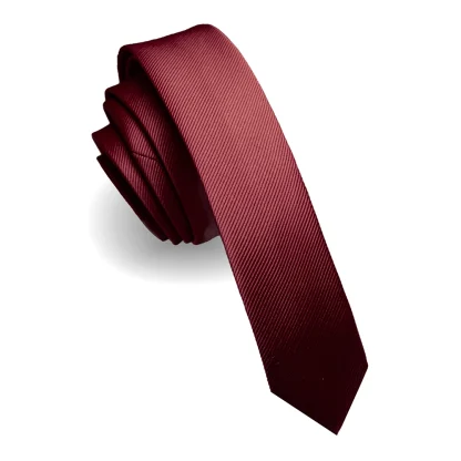 Shiny Plain Color Necktie For Dad - Image 8