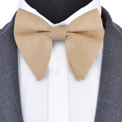 Plain Color Big Bow Tie For Dad - Image 3