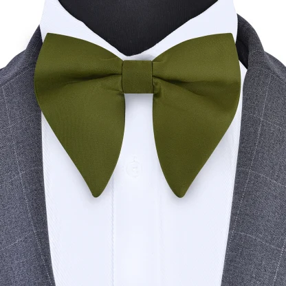 Plain Color Big Bow Tie For Dad - Image 6