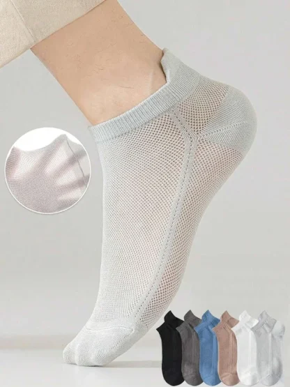 Mesh Summer Socks For Dad - Image 4
