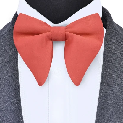 Plain Color Big Bow Tie For Dad - Image 13