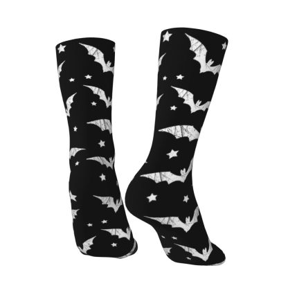 Bat Silhouette Socks For Dad - Image 7
