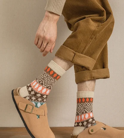 Warm Printed Socks For Dad - Image 10