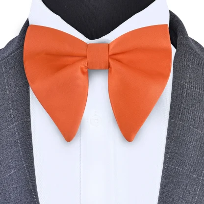 Plain Color Big Bow Tie For Dad - Image 5