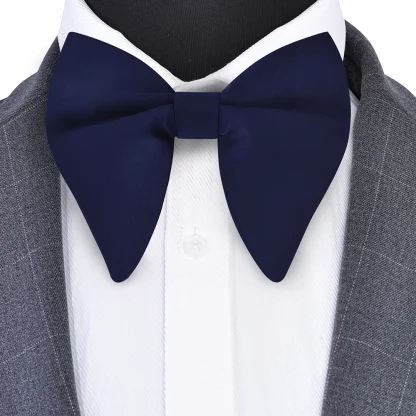 Plain Color Big Bow Tie For Dad