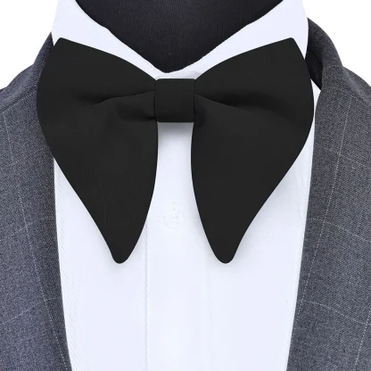 Plain Color Big Bow Tie For Dad - Image 10