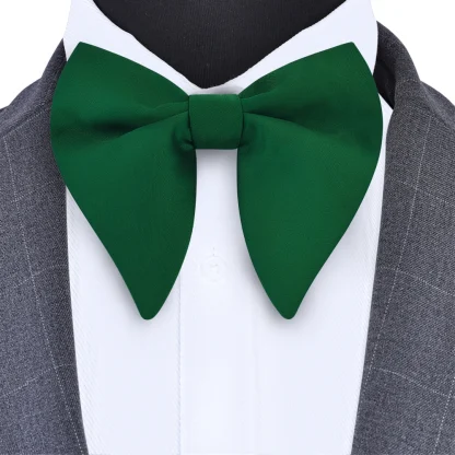 Plain Color Big Bow Tie For Dad - Image 2